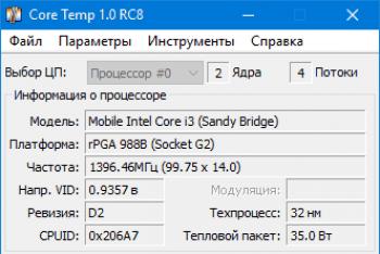 How to check the processor temperature: testing the CPU and fighting overheating What should be the operating temperature of a laptop